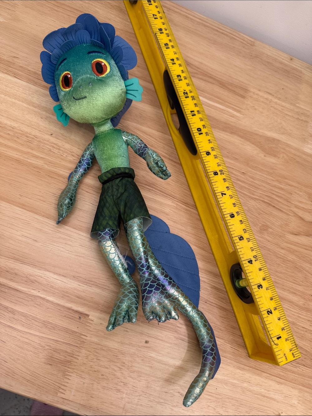 Luca Green & Blue Sea Creature Plush Doll